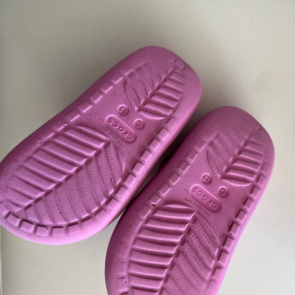 Gently Used Pink Crocs (Size C12) - Picture 5 of 9